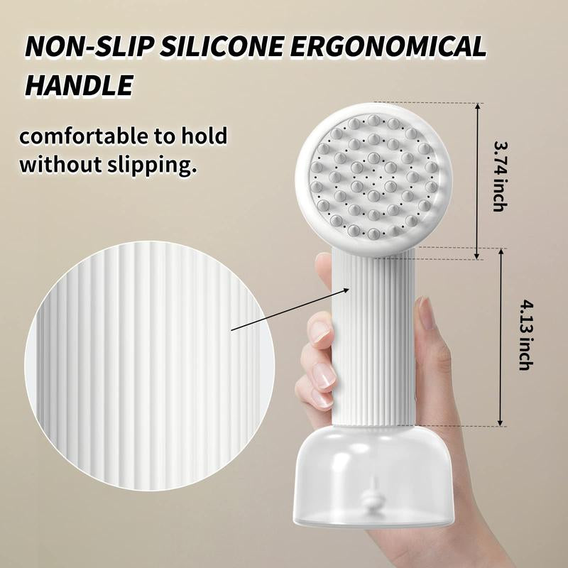 Uahpet Auto-Foaming Dog Bath Brush