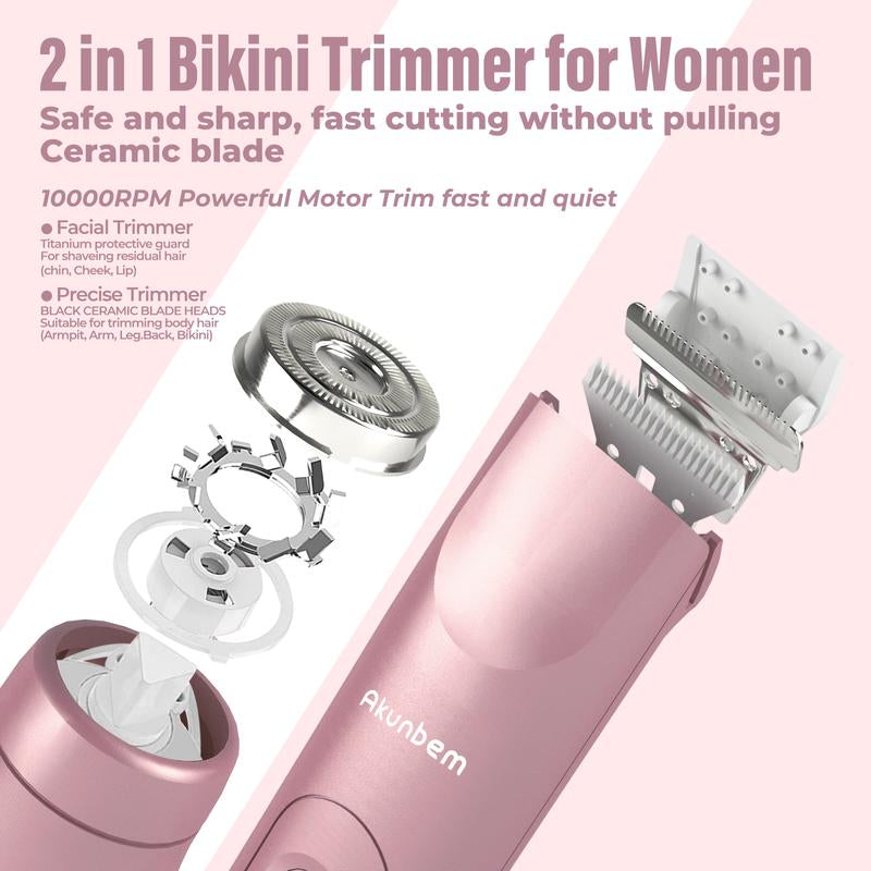 Akunbem Bikini Trimmer for Women