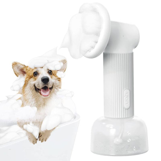 Uahpet Auto-Foaming Dog Bath Brush